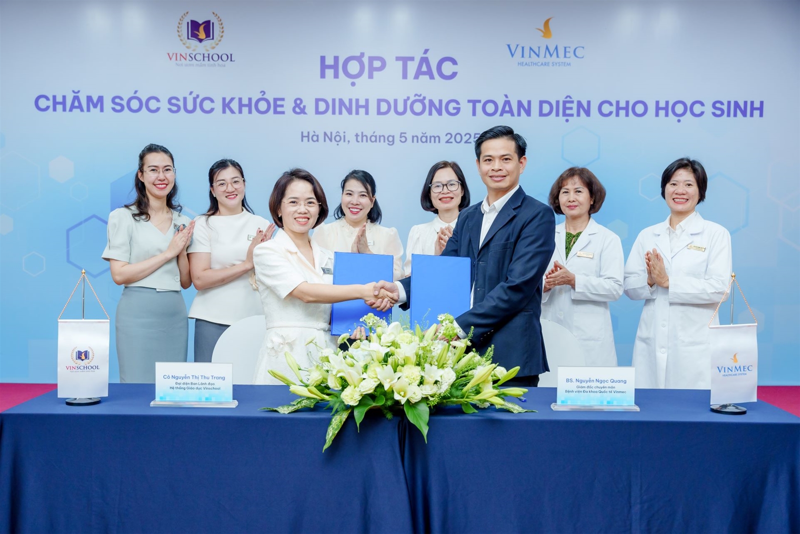 Vinschool & Vinmec ký thỏa thuận hợp tác toàn diện, nâng chuẩn chăm sóc sức khỏe