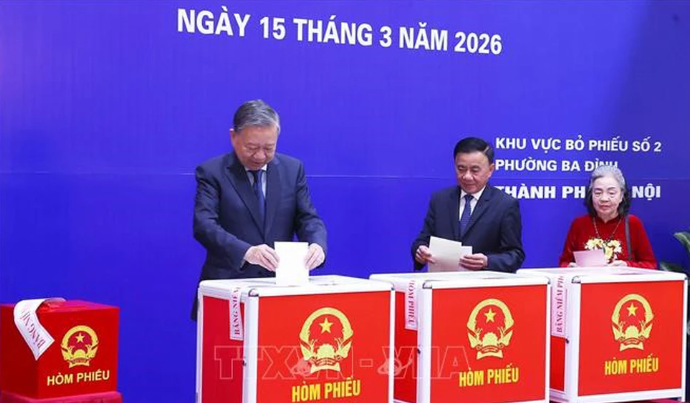 Hoàn thành tốt đẹp công tác bỏ phiếu bầu cử trên cả nước 