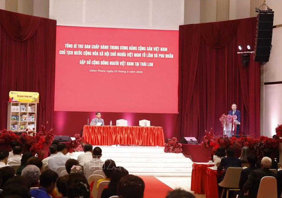 Tổng Bí thư, Chủ tịch nước Tô Lâm gặp gỡ cộng đồng người Việt Nam tại Thái Lan 