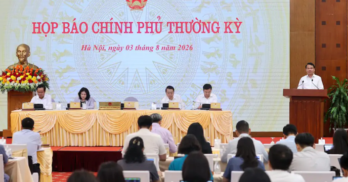 Họp báo Chính phủ thường kỳ tháng 7/2026: Các chỉ số cơ bản về phát triển KTXH 