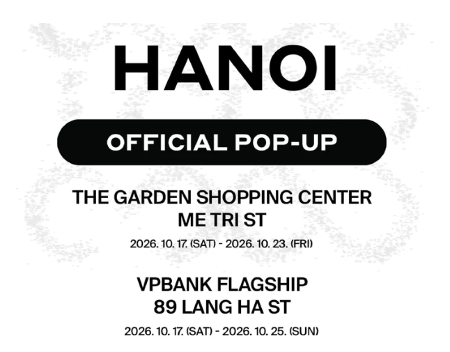 Official Pop-up BIGBANG chính thức mở cửa tại Hà Nội